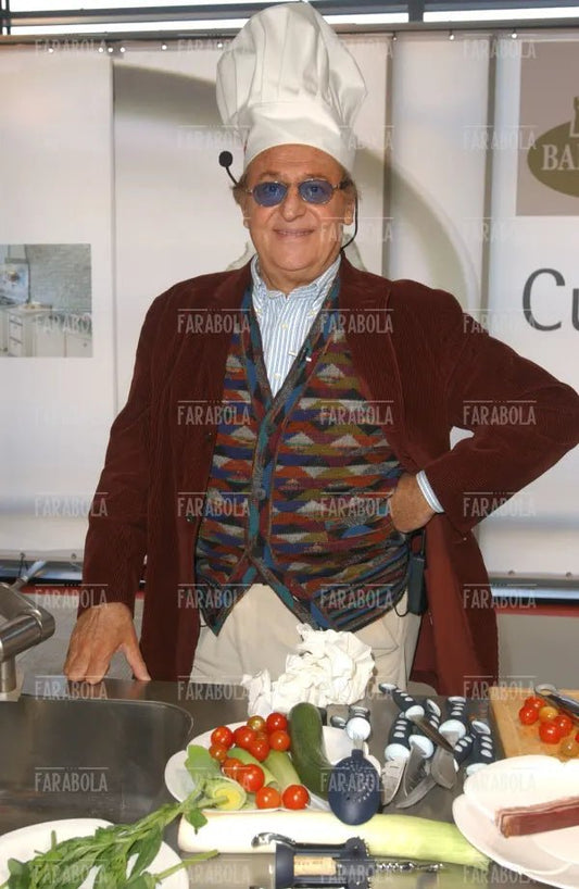 Renzo Arbore ai fornelli, Cucina Live Show, Macef, Milano, 2004