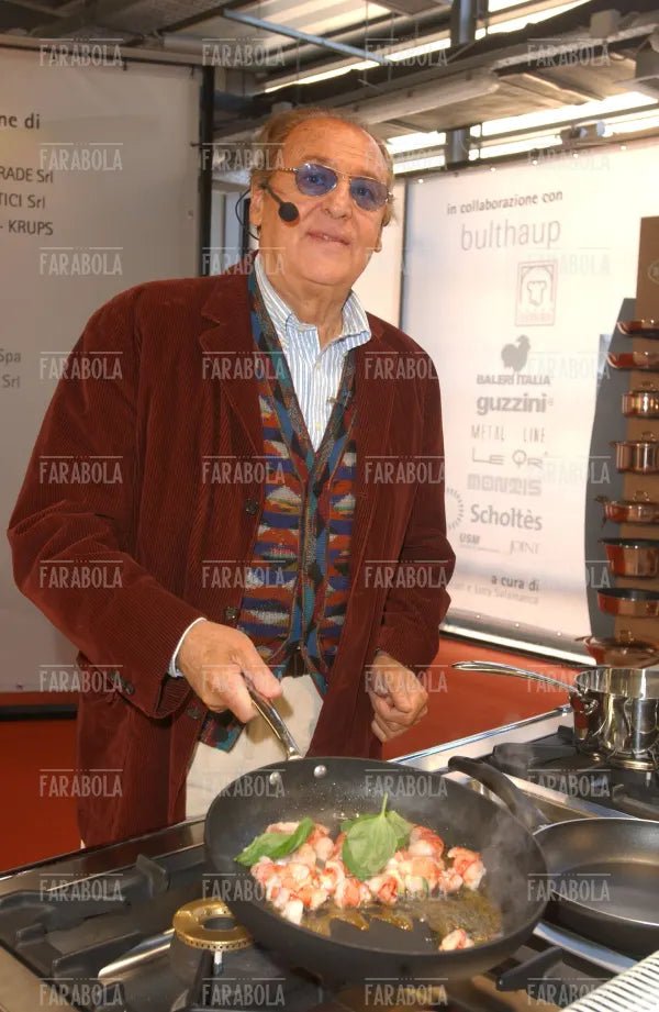 Renzo Arbore ai fornelli, Cucina Live Show, Macef, Milano, 2004