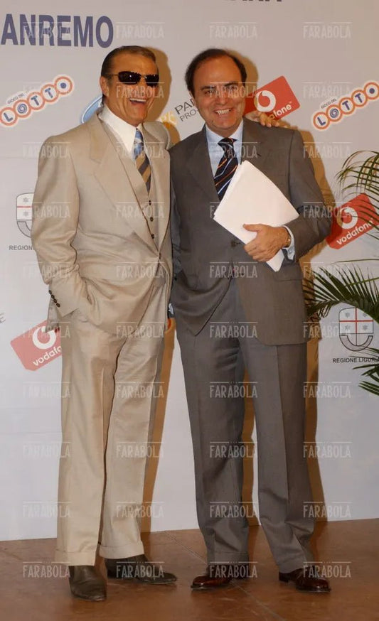 Tony Renis e Bruno Vespa, Festival di Sanremo, 2004