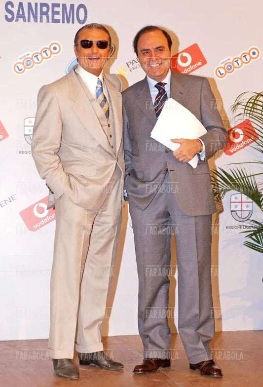 Tony Renis e Bruno Vespa, Festival di Sanremo, 2004