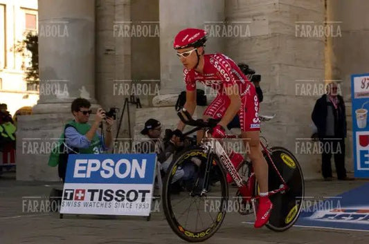 Damiano Cunego, cronoprologo del Giro d'Italia, Genova, 2004