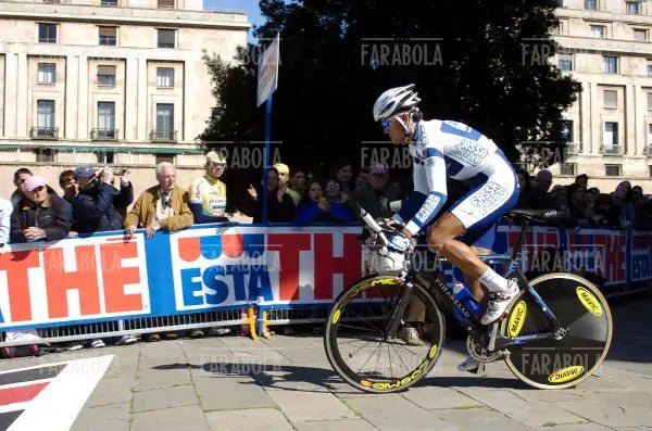 Marzio Bruseghin, cronoprologo del Giro d'Italia, Genova, 2004