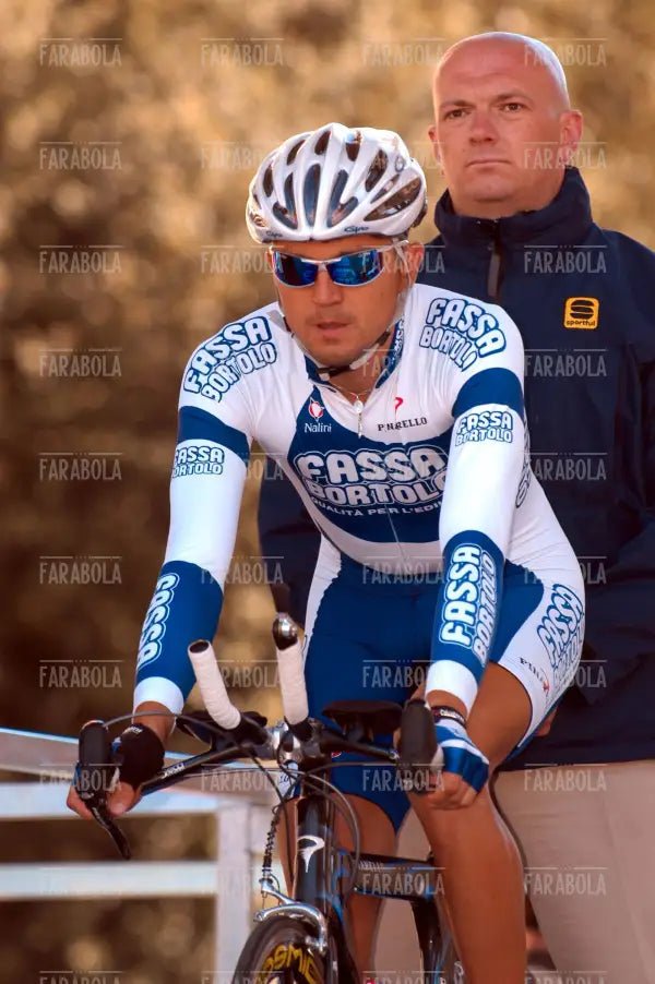 Marzio Bruseghin, cronoprologo del Giro d'Italia, Genova, 2004