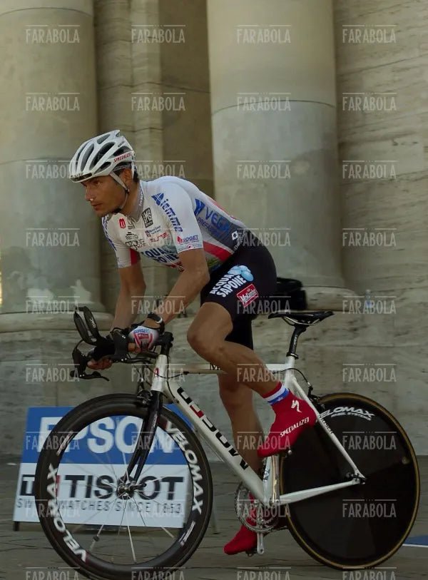 Fred Rodriguez, cronoprologo del Giro d'Italia, Genova, 2004