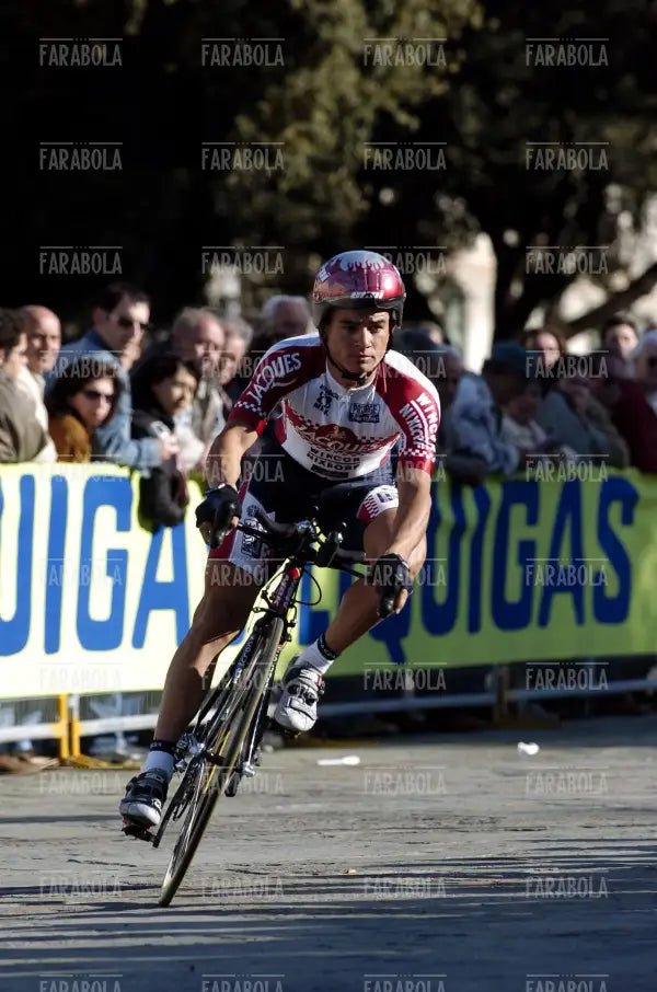 Mauricio Ardila, cronoprologo del Giro d'Italia, Genova, 2004