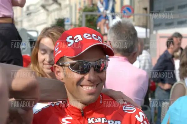Gilberto Simoni, Kapitän des Teams Saeco, Zielankunft des Giro d'Italia, Mailand, 2004