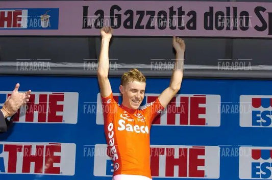Damiano Cunego vincitore del Giro d'Italia, Milano, 2004