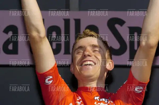 Damiano Cunego vincitore del Giro d'Italia, Milano, 2004
