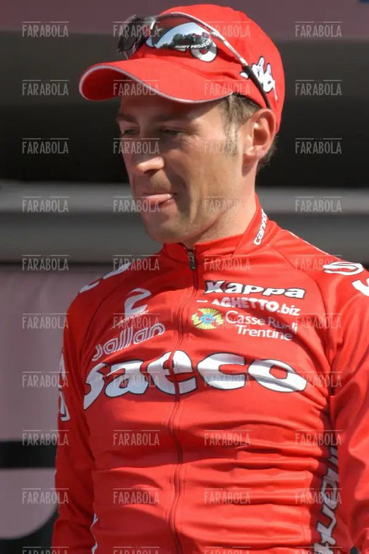 Gilberto Simoni terzo classificato, arrivo del Giro d'Italia, Milano, 2004