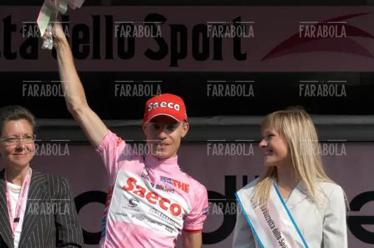 Damiano Cunego vincitore del Giro d'Italia, Milano, 2004