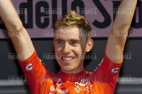 Damiano Cunego vincitore del Giro d'Italia, Milano, 2004