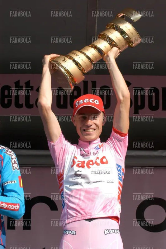 Damiano Cunego vincitore del Giro d'Italia, Milano, 2004