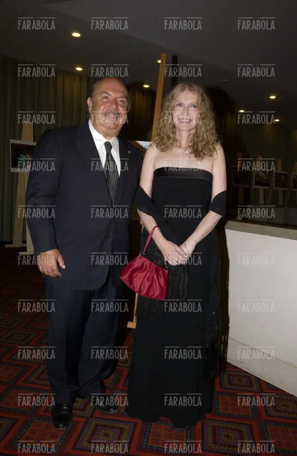 Lino Banfi e Mia Farrow, Mostra del Cinema di Venezia, 2004