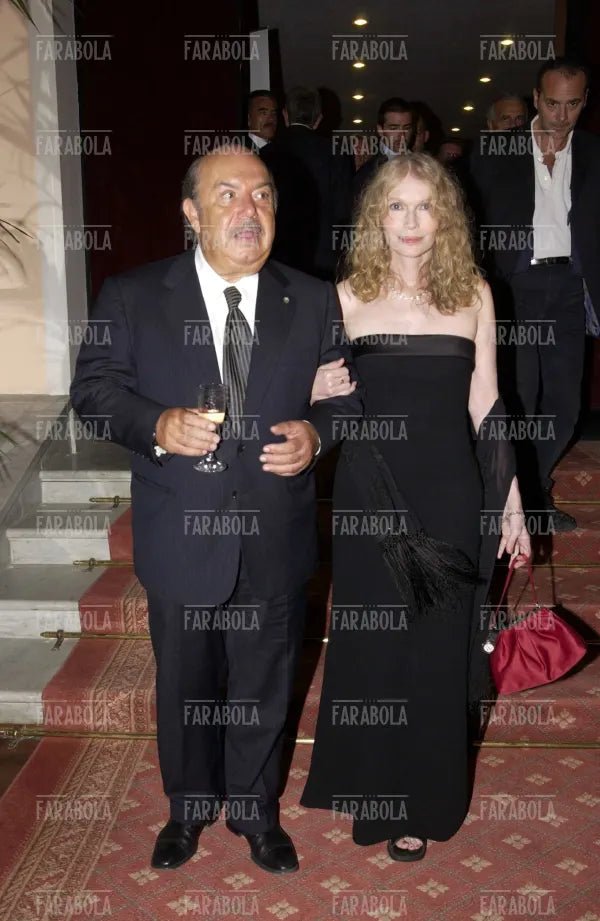 Lino Banfi e Mia Farrow, Mostra del Cinema di Venezia, 2004
