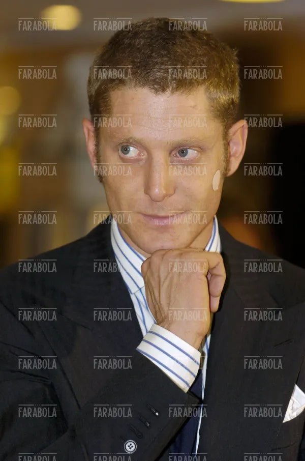 Lapo Elkann presenta la nuova Panda 4x4 allo Spazio Fiat della Rinascente, Milano, 2004