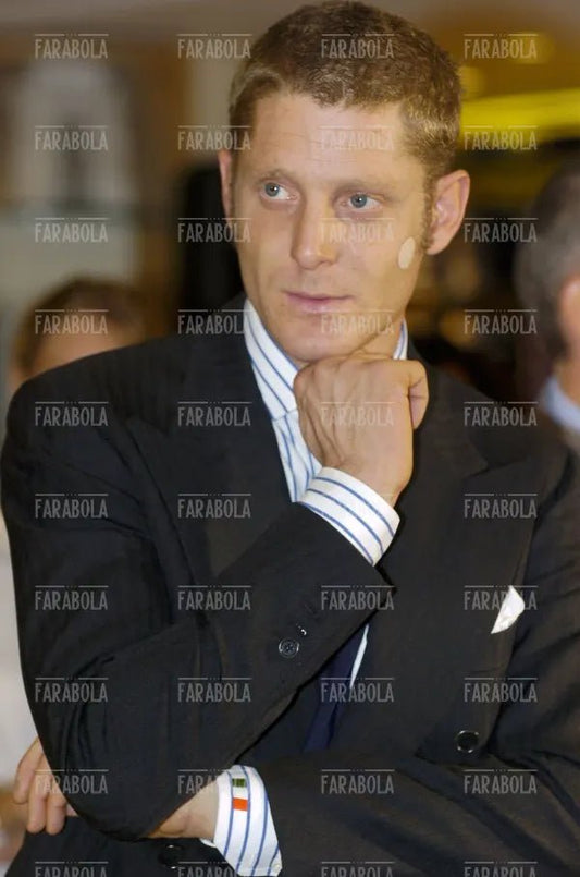 Lapo Elkann presenta la nuova Panda 4x4 allo Spazio Fiat della Rinascente, Milano, 2004