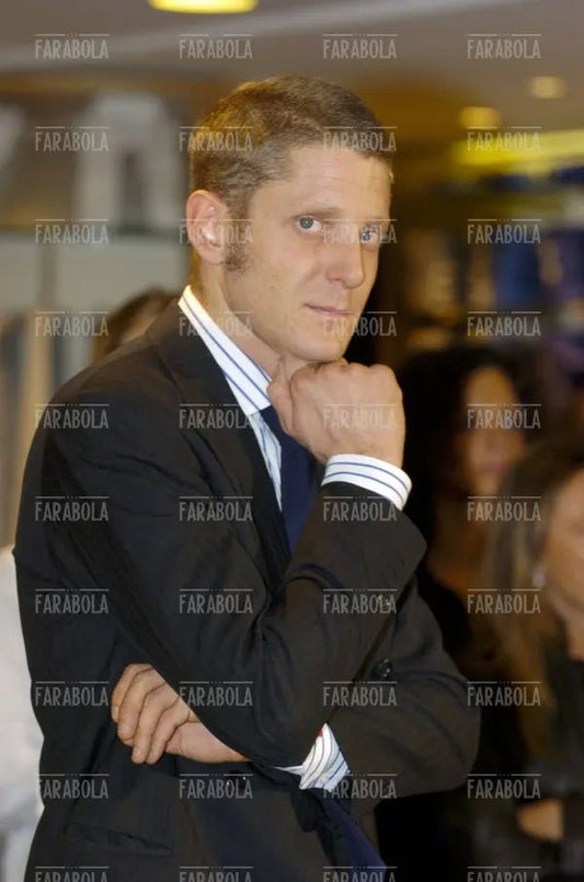 Lapo Elkann presenta la nuova Panda 4x4 allo Spazio Fiat della Rinascente, Milano, 2004