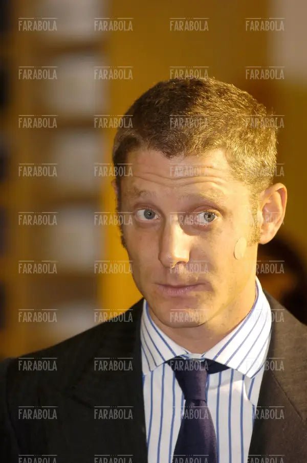 Lapo Elkann presenta la nuova Panda 4x4 allo Spazio Fiat della Rinascente, Milano, 2004