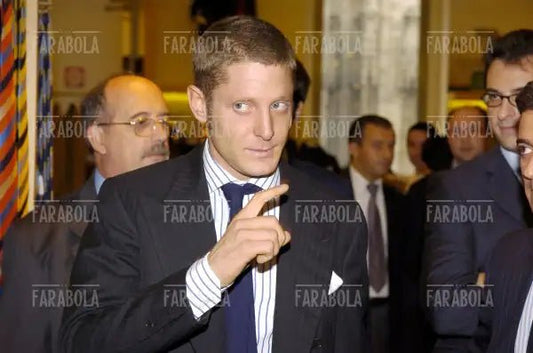 Lapo Elkann presenta la nuova Panda 4x4 allo Spazio Fiat della Rinascente, Milano, 2004