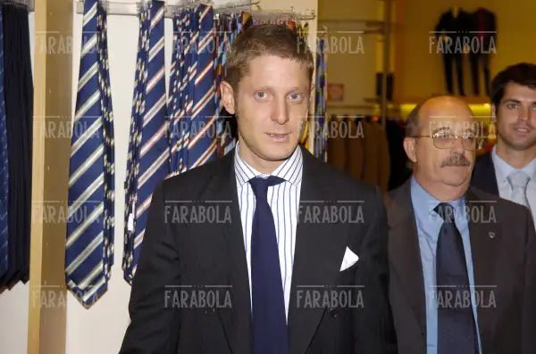 Lapo Elkann presenta la nuova Panda 4x4 allo Spazio Fiat della Rinascente, Milano, 2004
