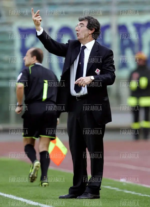 Dino Zoff allenatore della Fiorentina, Lazio-Fiorentina, Stadio Olimpico, Roma, 2005