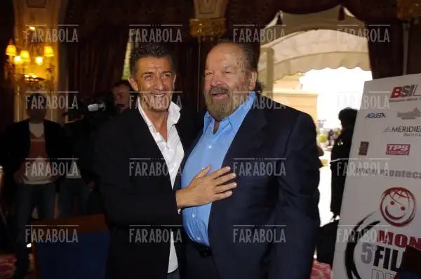 Ezio Greggio e Bud Spencer, Festival della Commedia, Montecarlo, 2005