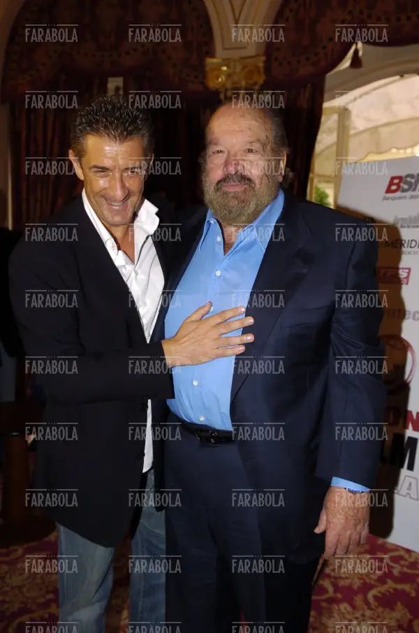 Ezio Greggio e Bud Spencer, Festival della Commedia, Montecarlo, 2005