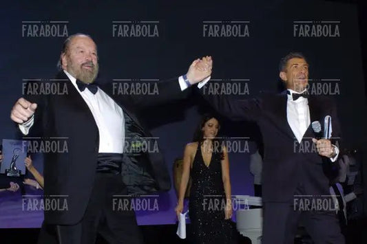 Bud Spencer ed Ezio Greggio, Festival della Commedia, Montecarlo, 2005