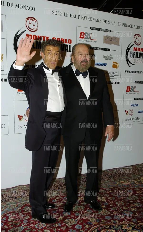 Bud Spencer ed Ezio Greggio, Festival della Commedia, Montecarlo, 2005