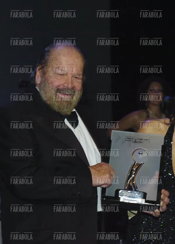 Bud Spencer riceve il premio alla carriera, Festival della Commedia, Montecarlo, 2005