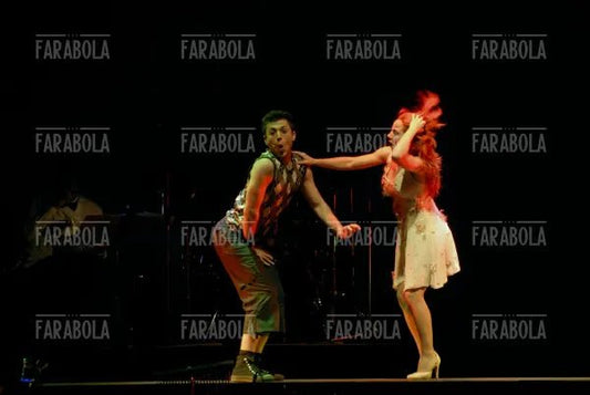 Diego Reinhold e Ivana Rossi, musical Mina... che cosa sei, Teatro Smeraldo, Milano, 2006
