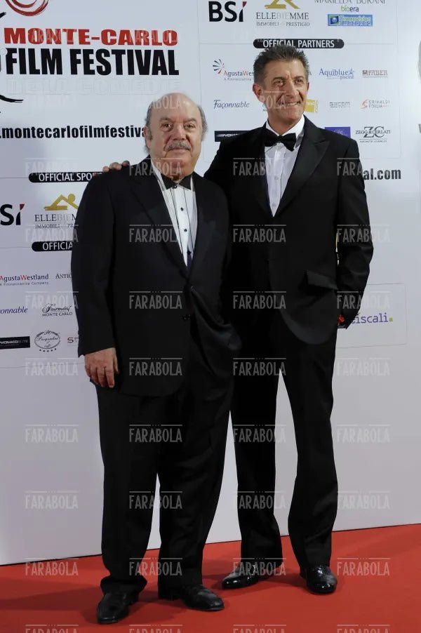 Lino Banfi ed Ezio Greggio, Festival della Commedia, Montecarlo, 2009