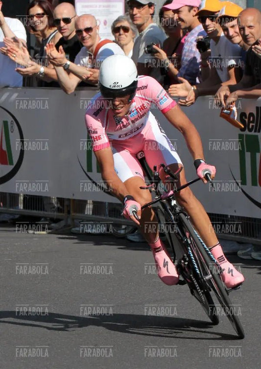 Alberto Contador alla cronometro, Giro d'Italia, Milano, 2011
