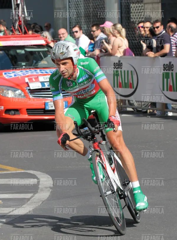 Stefano Garzelli alla cronometro, Giro d'Italia, Milano, 2011