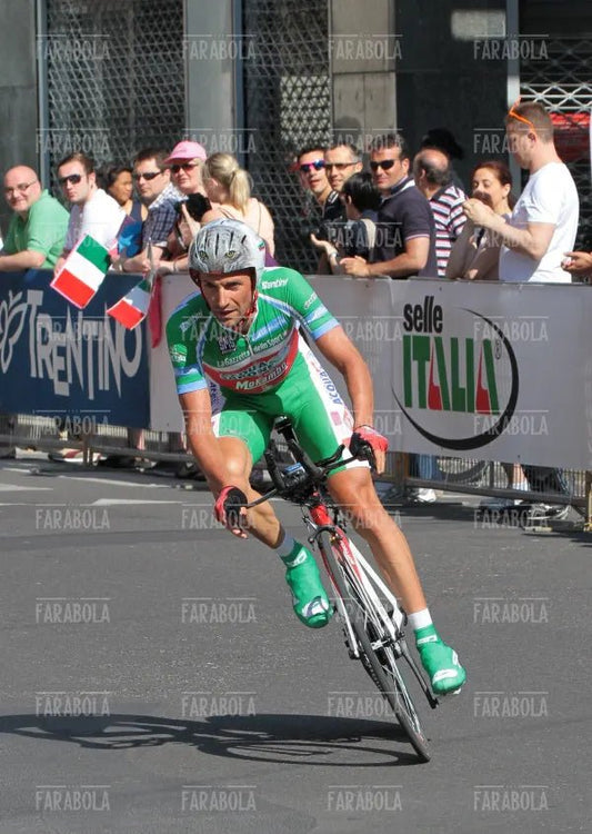 Stefano Garzelli alla cronometro, Giro d'Italia, Milano, 2011