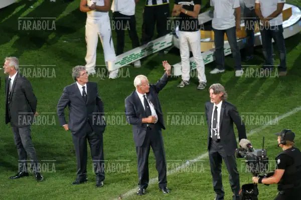 Tacconi, Zoff, Lippi e Torricelli, inaugurazione dello Juventus Stadium, Torino, 2011