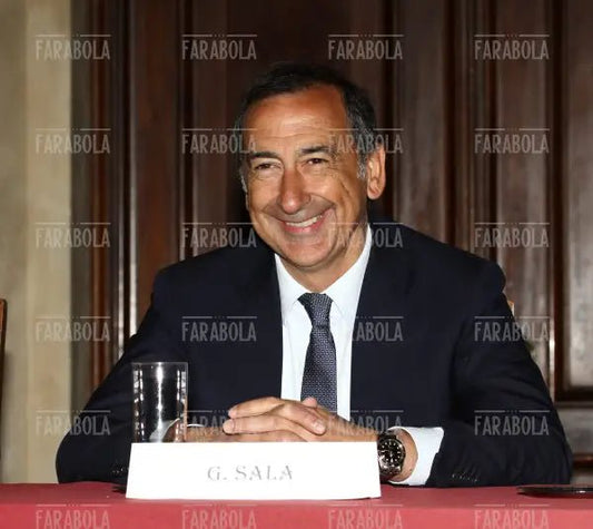 Giuseppe Sala, presentazione della tappa milanese del Giro d'Italia, Milano, 2017