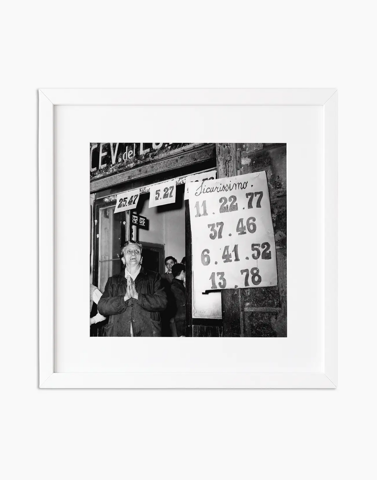 Ricevitoria del Lotto, Napoli 1956