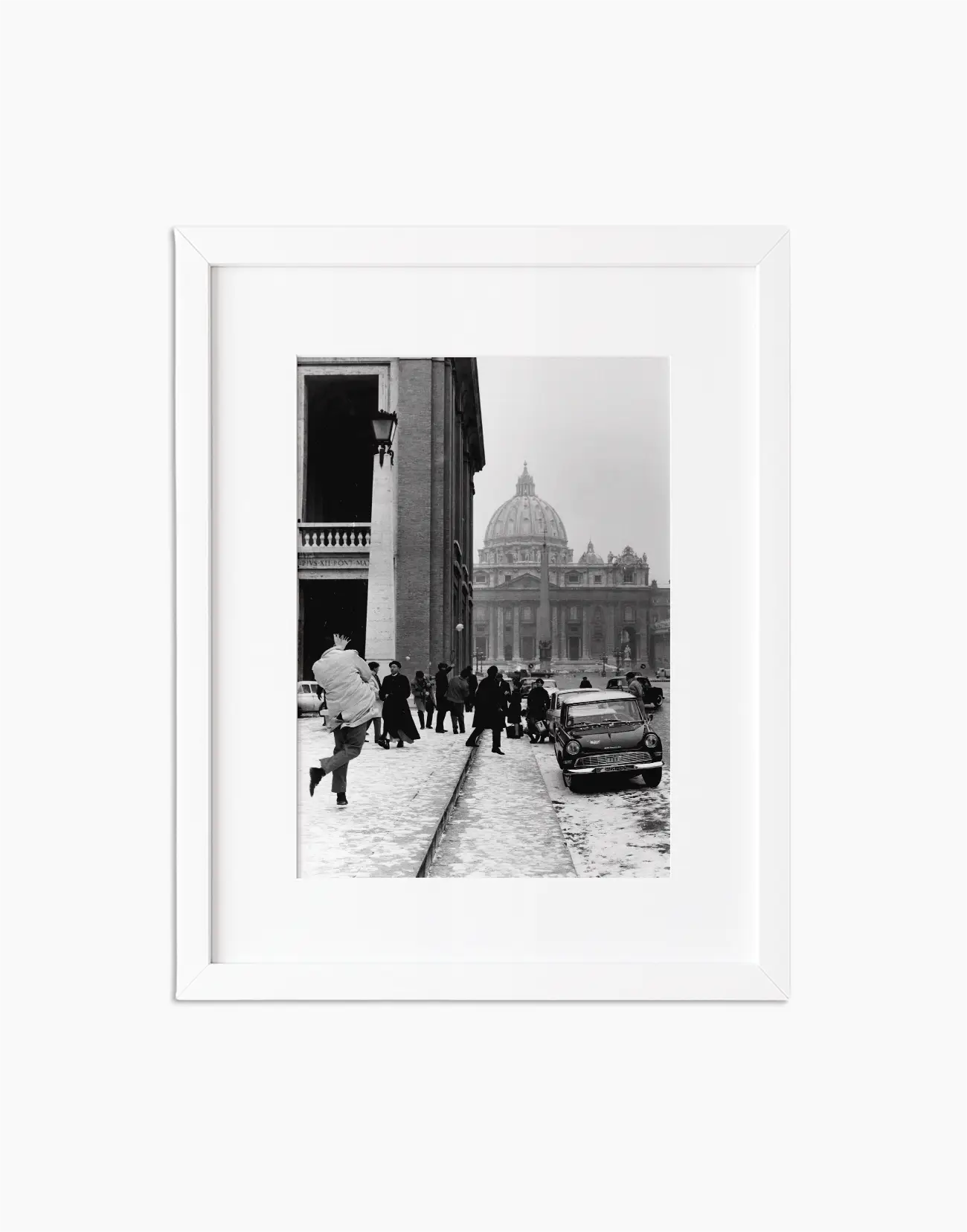 Neve a San Pietro, Roma 1963