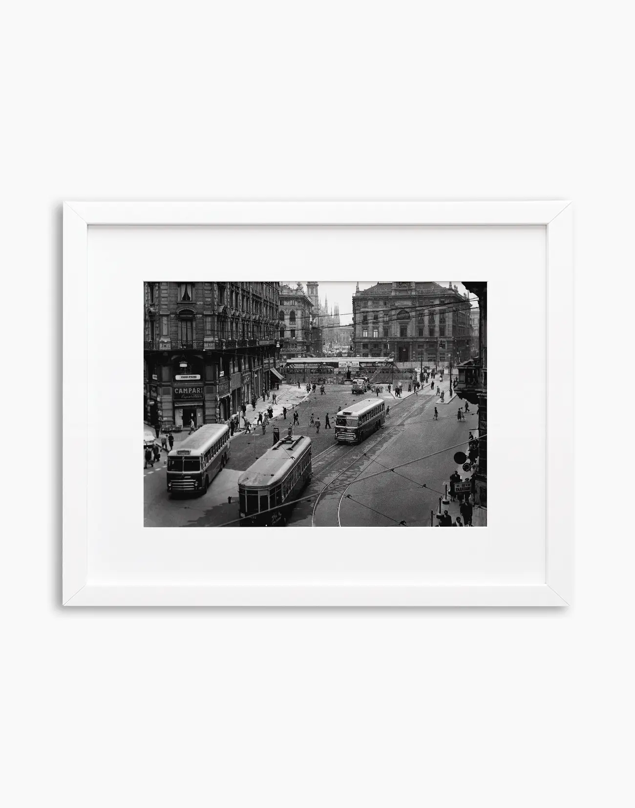 Piazza Cordusio, Milano 1960