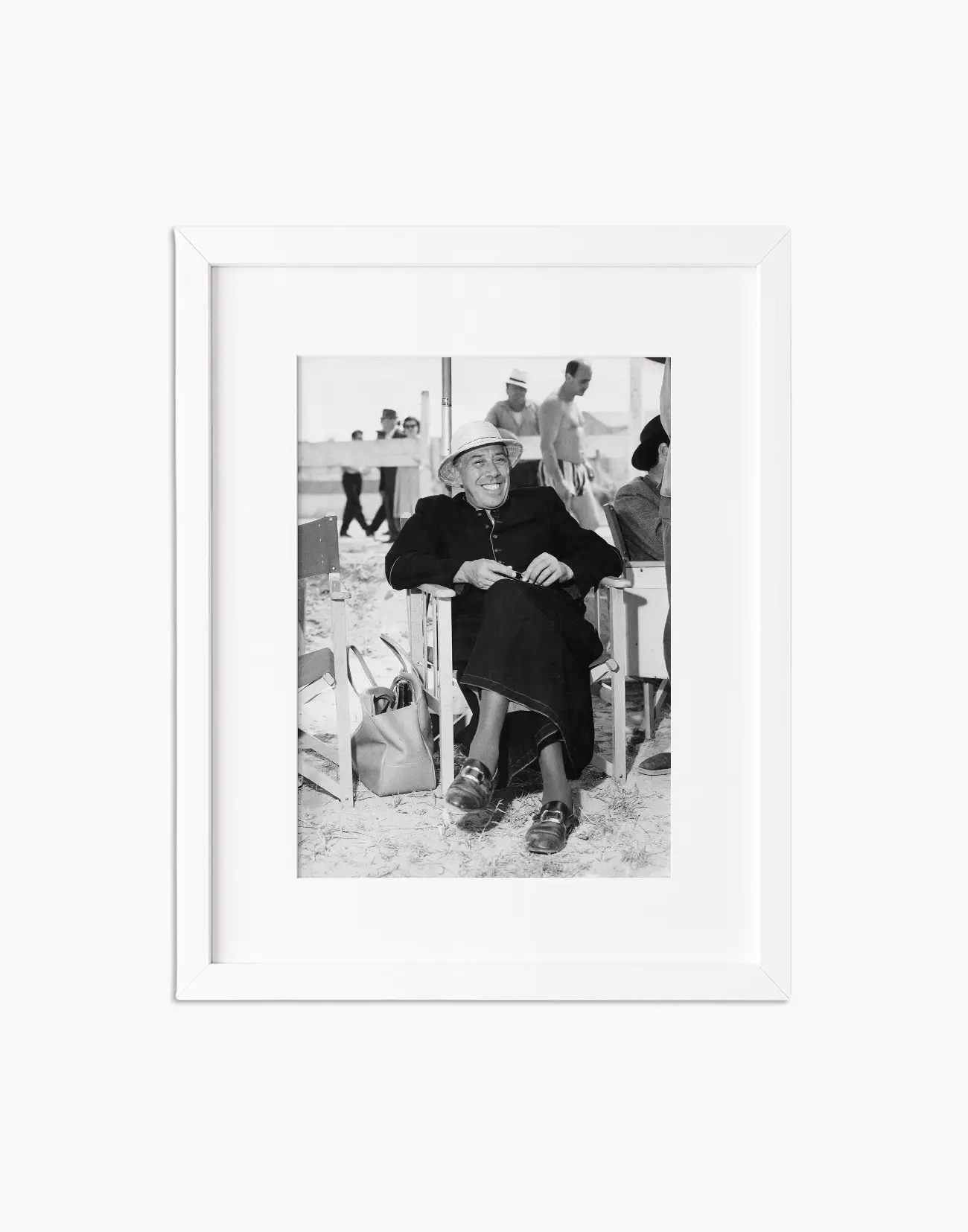 Fernandel sul set di don Camillo, 1961