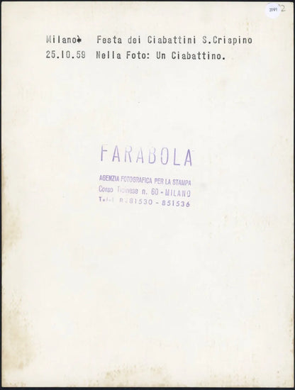 Ciabattino 1959 Ft 3191 - Stampa 24x18 cm