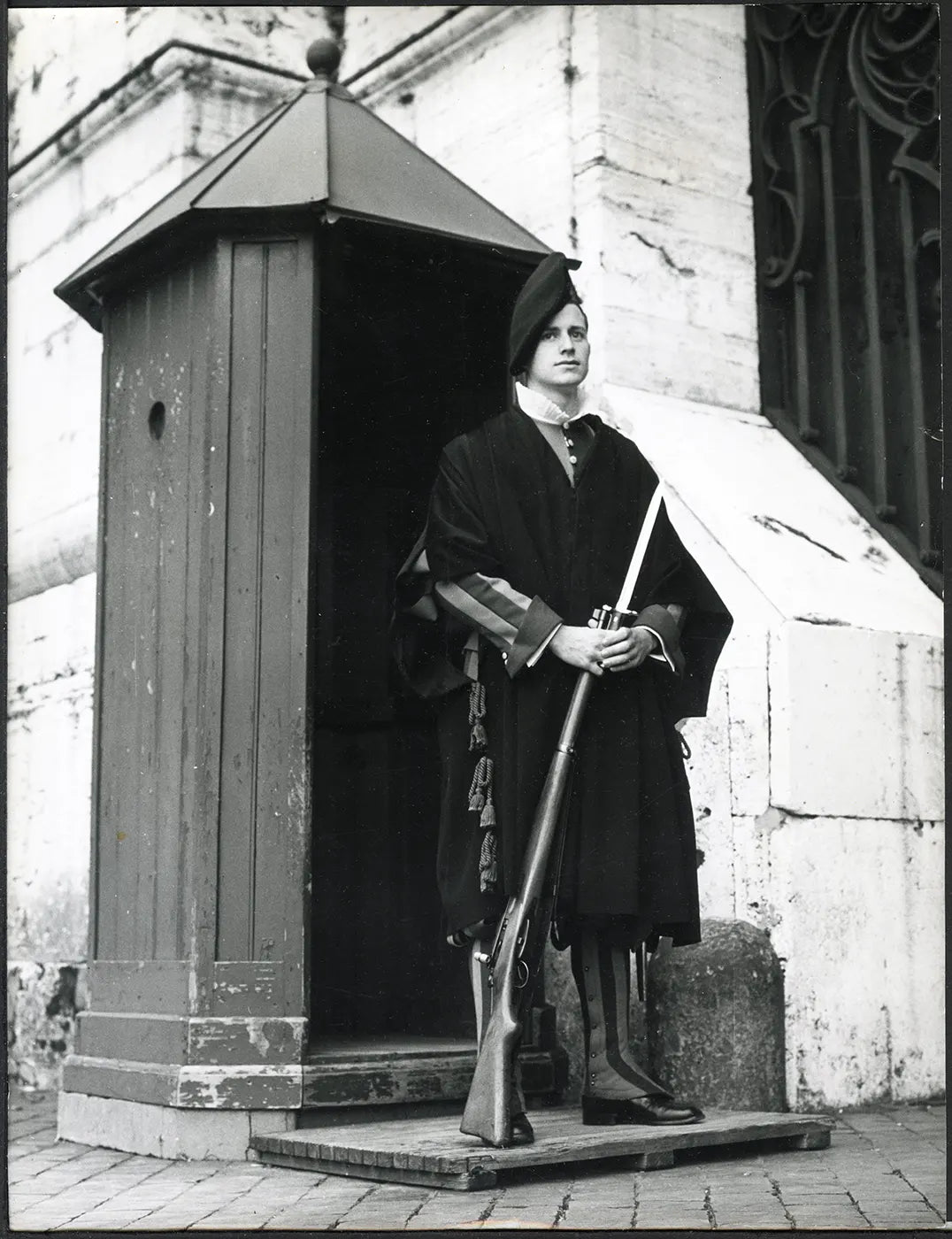 Foto vintage Religione Città del Vaticano Sentinella anni 60 Ft 4867 - Stampa 21x27 cm