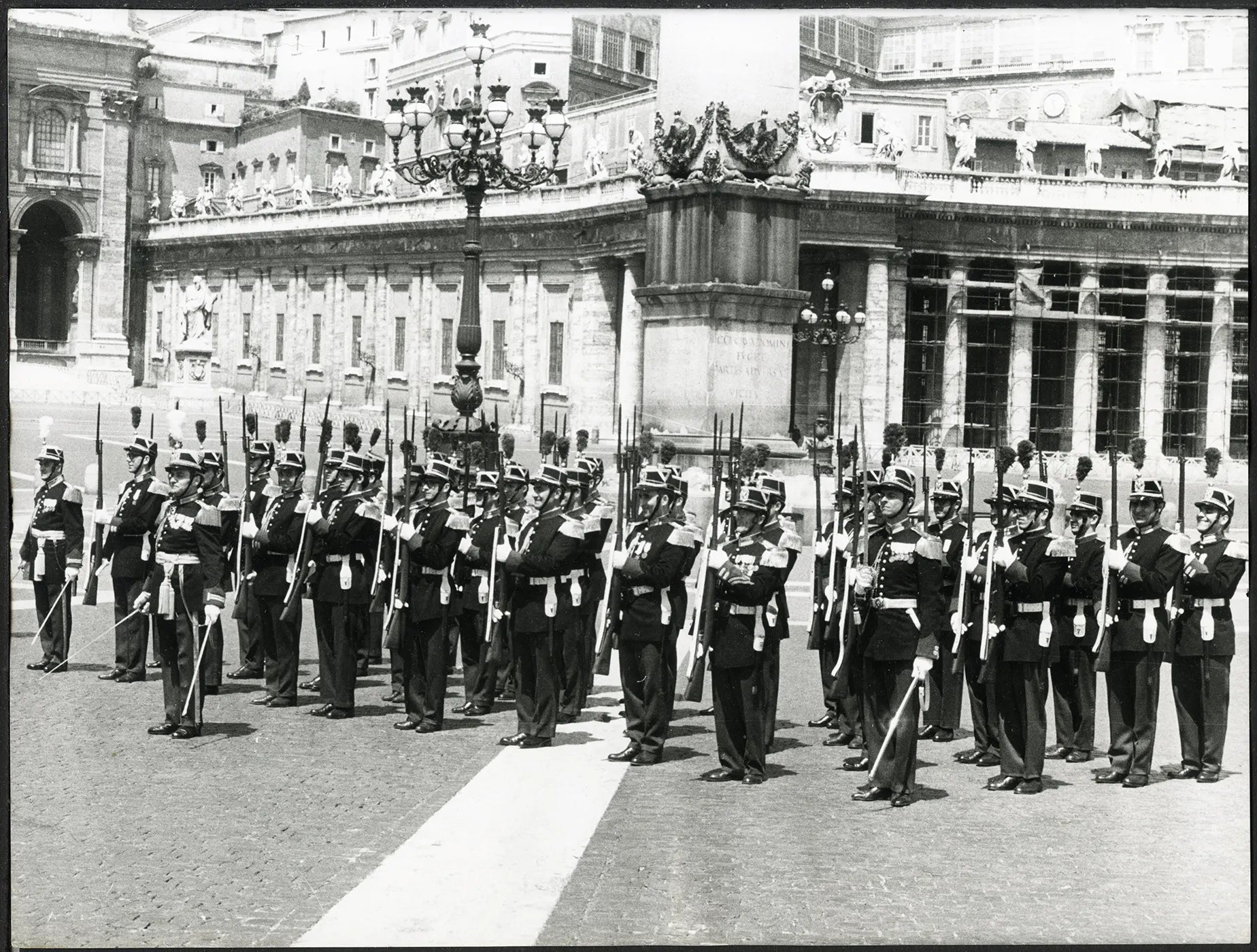 Foto vintage Religione Vaticano Guardie Palatine 1970 Ft 4873