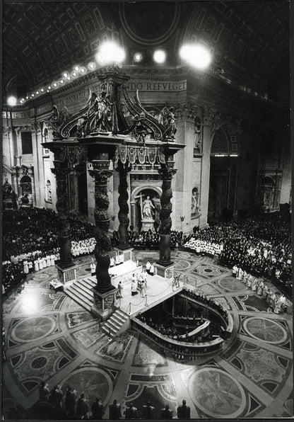 Foto vintage Religione Vaticano Veduta di San Pietro 1983 Ft 4874 - Stampa 27x18 cm