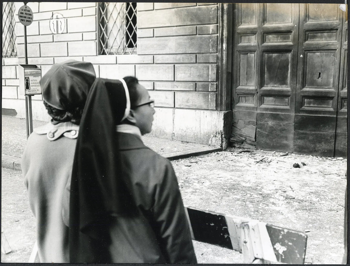 Foto vintage Religione Attentato in Vaticano 1965 Ft 4902 - Stampa 24x18 cm