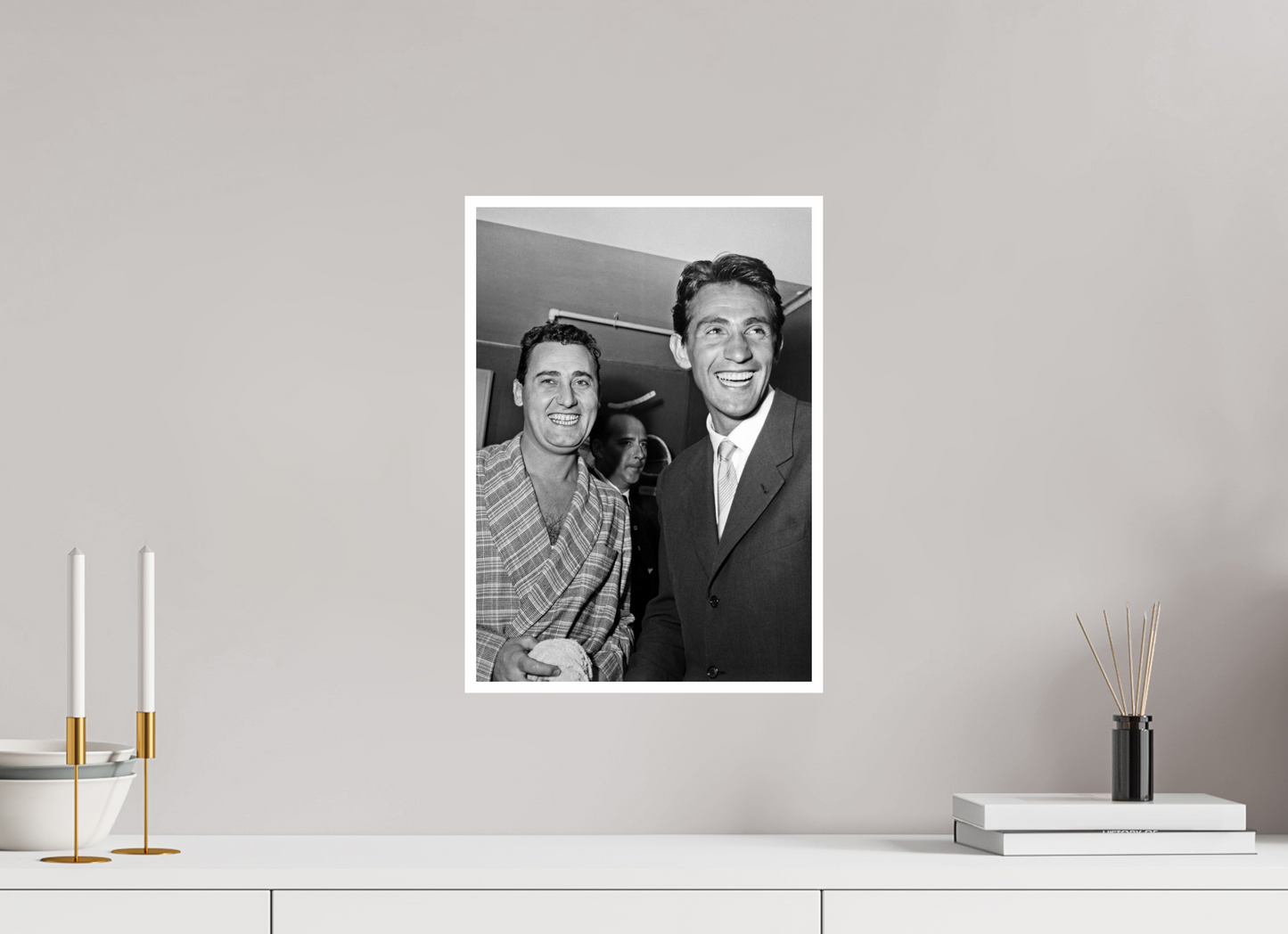 ISO A3 (29,7 x 42 cm), Solo stampa Alberto Sordi e Walter Chiari, 1952