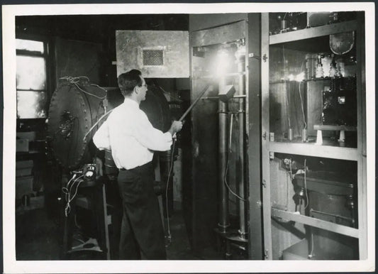 Acceleratore al proton a Yale 1948 Ft 3330 - Stampa 18x13 cm - Farabola Stampa ai sali d'argento