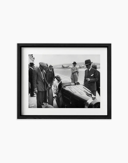 Achille Varzi su Bugatti, 1932 - Farabola Fotografia