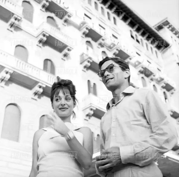 Adriana Asti e Pier Paolo Pasolini, Premio Viareggio, 1952 - Farabola Immagine digitale
